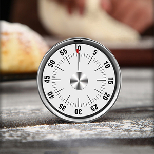 Wholesale <b>Kitchen</b> Mechanical <b>Timer</b> Cooking Magnetic Time Manager Rotary Stainless Steel Countdown - Product Image 3