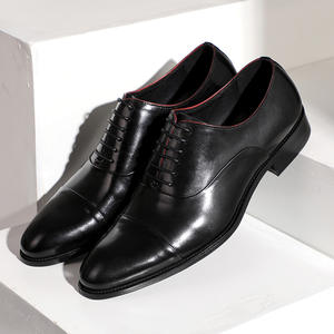 Nuevo producto: Zapatos formales de vestir de cuero genuino de alta gama, personalizados, de caña baja, para hombre, ideales para bodas. - Product Image 1