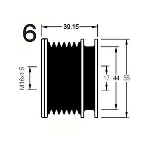 Dispositivo a Ruota Libera per Alternatore Compatibile con SEAT IBIZA II 1.0 i Benzina (KW: 37, CV: 50) dal 09-1996 al 02-2002 885008M - Product Image 3