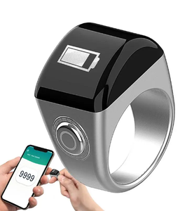 Smart <b>Ring</b> Counter Islamic Finger <b>Rings</b> <b>Arabic</b> Prayer Qibla Dhikr Azan Alarm Clock Zikr Tasbih <b>Ring</b> - Product Image 4