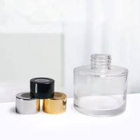 Vide 50ml 100ml 200ml arôme clair roseau diffuseur bouteille parfum parfum huile essentielle bouteilles en verre rondes désodorisant emballage