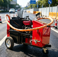 Machine professionnelle de scellement des fissures et des joints du béton avec performance d'injection stable pour l'entretien des chaussées en béton
