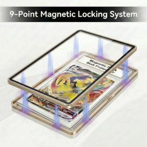 Protection magnétique pour cartes PSA - Verre trempé anti-UV en aluminium pour cartes gradées - Product Image 2