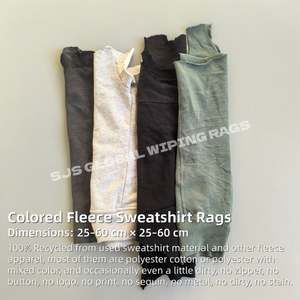 Paños de Felpa de Colores para Limpieza, 100% Algodón, Diseñados para una Limpieza Eficiente en la Industria Manufacturera - Product Image 2