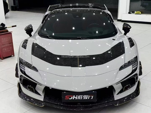 ชุดแต่งคาร์บอนไฟเบอร์แห้งสำหรับ Ferrari SF90 รุ่น SF90 MSY-style คาร์บอนไฟเบอร์แห้งสำหรับกันชนหน้าและหลัง ดิฟฟิวเซอร์ และฝากระโปรง - Product Image 2
