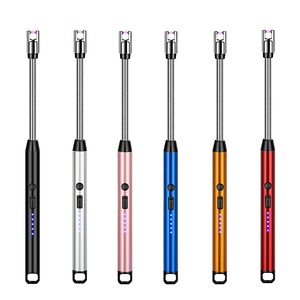 Wholesale High Quality Rechargeable USB Charging Natural <b>Gas</b> Incense Candle <b>Igniter</b> Gun Kitchen Lighter Alloy ABS Material - Product Image 2