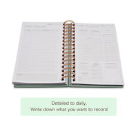 Services d'impression de carnets personnalisés écologiques A5 à spirale avec couverture rigide, papier ligné de 7 mm et poche intérieure avec élastique