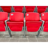 Sièges de stade fixes résistants aux UV et imperméables, chaises de tribune intérieures et extérieures, sièges personnalisés pour gymnase, terrain de sport et auditorium