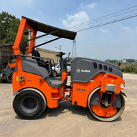 HAMM HD14TV Modèle 2019 Mini-compacteur à rouleaux acier-caoutchouc 5 tonnes, faible nombre d'heures, d'origine allemande, en promotion (Hamm HD14 HD50)