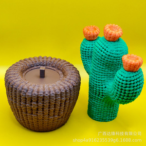 3D Printed Cactus Desktop Ornament <b>PLA</b> Material Indoor Outdoor Decoration Customizable Multi Color Options - Product Image 2