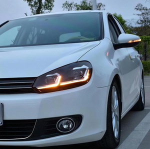 Feux de jour à LED, phares HID, yeux d'ange, faisceau bi-xénon, 12V, Plug+Play, 6000K, 8000 Lm, compatibilité universelle, nouveau <span class=keywords><strong>Golf</strong></span> 6 MK6 2008-2013, 45W - Product Image 4