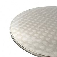 Table de bar ronde pliable en aluminium, 2 hauteurs réglables, pour café, 24 pouces de hauteur, table de restaurant