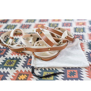 Cordon de camping en cuir de 5,5 mètres pour tentes, étagères de rangement et cordes à linge d'extérieur. - Product Image 3