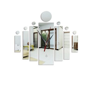 Sáng Tạo ba chiều Acrylic gương đồng hồ treo tường Đồng hồ dán tường trang trí sơn đồng hồ treo tường 3D - Product Image 5