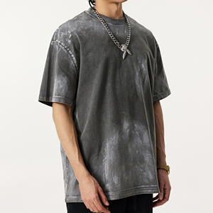 Camiseta de Hombre de Color Sólido, 100% Algodón, Tejido de Punto, Casual, Manga Corta, Suave, Transpirable, Corte Regular, Ligera, Cómoda para el Verano - Product Image 1