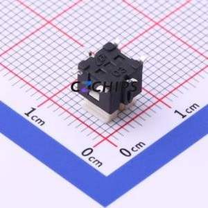 TM-001-M-01 Tactile Switch SMD,6x6mm Switch Single Pole Single Throw Rectangle Button 2.6N Vertical Mount - Product Image 2