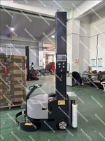 Machine d'emballage robotisée intelligente, enrouleuse de palettes mobile, alimentée par batterie