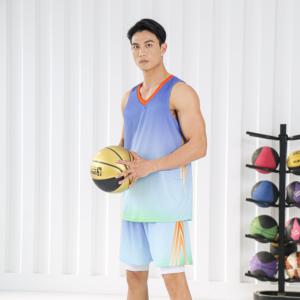 Expédition rapide, maillot de basket-ball personnalisé réversible unisexe à manches courtes, sublimé, séchage rapide, respirant - Product Image 6