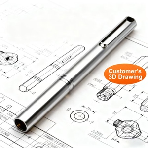 กรอบปากกาสักงานกัดอลูมิเนียมชุบผิวงาน CNC งานกัดแบบกำหนดเอง - Product Image 1