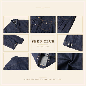 Nouvelle veste en jean délavé <span class=keywords><strong>Okayama</strong></span> 2026 - Style streetwear Y2K hiver, boutonnée sur le devant, 100 % coton biologique - Product Image 6