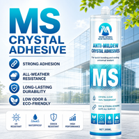 Adhésif de scellement transparent en polymère MS anti-moisissure, colle cristalline pour briques, pour la décoration architecturale domestique