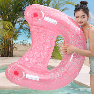 Tumbona Inflable en Forma <span class=keywords><strong>de</strong></span> U con Toldo, Material <span class=keywords><strong>de</strong></span> PVC <span class=keywords><strong>para</strong></span> <span class=keywords><strong>Adultos</strong></span> (47.50-80.00 Kg), Flotador <span class=keywords><strong>para</strong></span> Piscina, <span class=keywords><strong>para</strong></span> Vacaciones - Product Image 4