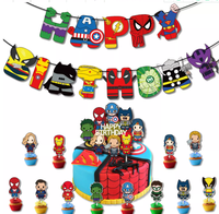 Décorations de fête d'anniversaire Super-héros ballons en Latex Super Spiderman jouets gonflables pour enfants ballons de douche