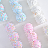 Nouvel Arrivage Transfrontalier : Ornements de Noël en Verre Modernes, Incassables et Réutilisables, en Mousse aux Couleurs Macaron, Peints de Manière Créative, Cadeau