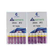 Meilleures ventes : Fraiseurs manuels NiTi pour canaux radiculaires, forte force de coupe, certifiés ISO13485/CE pour le traitement des canaux radiculaires