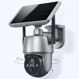 กล้องวงจรปิด PTZ กลางแจ้ง พลังงานแสงอาทิตย์ ความละเอียด 8MP 5MP 4G ดีไซน์ 3 เลนส์ 12MP พร้อมที่เก็บข้อมูลบนคลาวด์ มองเห็นในเวลากลางคืน - Product Image 3