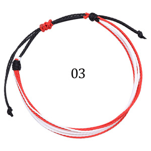 Wholesale Customizable Handwoven Taiwanese Wax Rope <b>Bracelets</b> Multiple Colors for Men and Women Fashion <b>String</b> Accessories - Product Image 6