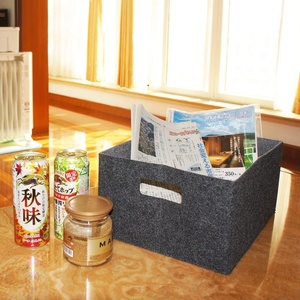 Factory OEM <b>Large</b> Waterproof Foldable Felt Diaper Caddy Organizer Baby Nursery <b>Storage</b> <b>Basket</b> - Product Image 2