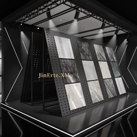 Présentoirs pour carreaux de céramique, panneaux perforés, supports pour pierre frittée et ardoise, panneaux muraux, étagères de présentation, présentoirs pour sols en plastique et verre, pour la vente au détail