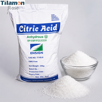 Acide citrique anhydre haute pureté 98% de qualité alimentaire biologique pour les aliments et les boissons