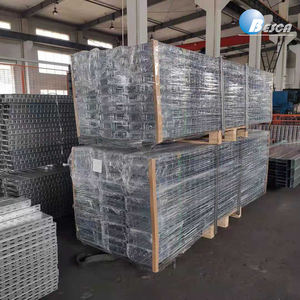 Chemin de câbles en treillis métallique enduit de PVC pour les espaces commerciaux des immeubles de bureaux et la protection du câblage électrique intérieur - Product Image 2