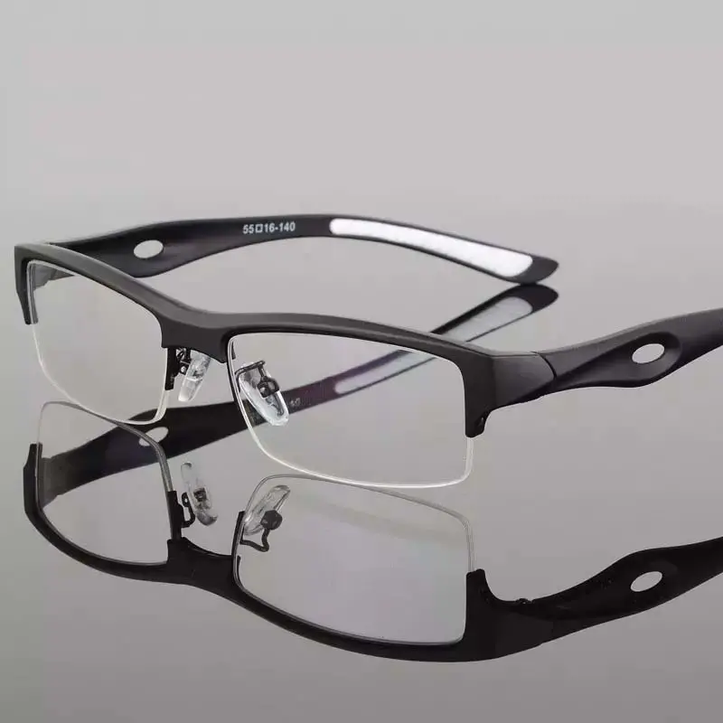 Fashion Myopia spectacle tr90 glasses frame eyeglasses optical eyewear frames men glasses High Quality Half Frame Glass