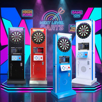 Machine de fléchettes électronique commerciale X1, 10 modes de jeu, jeu de fléchettes d'arcade à monnayeur pour bar