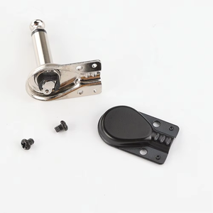 Flat Nickel Âm Thanh <span class=keywords><strong>Mini</strong></span> 1/4 6.35Mm Pancake Right Angle Mono Adapter Kết Nối Cắm <span class=keywords><strong>Jack</strong></span> Cho Guitar Hiệu ứng Vá Cáp - Product Image 5