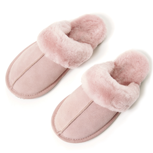 Personnalisé chaud <span class=keywords><strong>en</strong></span> <span class=keywords><strong>cuir</strong></span> de vachette daim plat intérieur extérieur hiver moelleux <span class=keywords><strong>en</strong></span> peau de mouton maison <span class=keywords><strong>en</strong></span> peau de mouton pantoufles femmes fabrication - Product Image 3