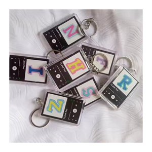 Design <b>Custom</b> <b>CD</b> Acrylic Charm Keychain Creative Acrylic Charm Wholesale Customization - Product Image 1