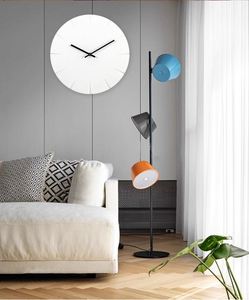 Wholesale Artistic Design Quiet Wooden Wall Clock Minimalist Non-Ticking Movement Modern <b>Round</b> Clock for Home Office & Nursery - Product Image 3