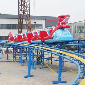 Fairground Achtbaan Dragon Wagon Roller Coaster Voor Park