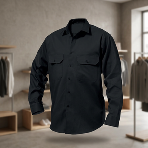 Uniforme de Trabajo Industrial, Talla Grande, Transpirable, Camisa de Manga Larga 100% Algodón - Product Image 2