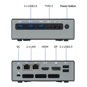 Mini <span class=keywords><strong>PC</strong></span> con Windows 11, Computadora de Escritorio Portátil para Oficina, Procesador Intel I3-1215U/I5-1235U, Estación de Trabajo para Oficina - Product Image 4