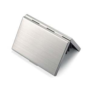 YS976 Stainless Steel RFID Credit <b>Card</b> Holder Credit <b>Card</b> Wallet <b>Protector</b> RFID Metal Credit <b>Card</b> Case for Women or Men - Product Image 5