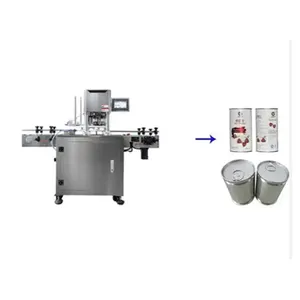 linha de produção de rotulagem e embalagem para máquinas de selagem de latas e fechamento de latas
