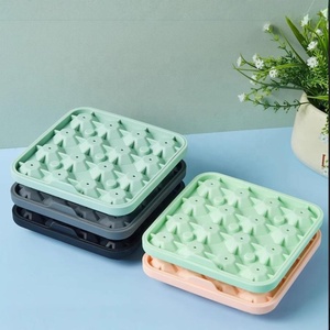 Molde de silicona para cubitos de hielo de grado alimenticio para el hogar, con forma de diamante, 16 rejillas, para venta al por mayor - Product Image 6
