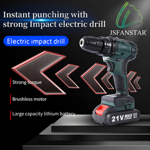 Lithium Có Thể Sạc Lại Pin Điện 2 Trong 1 Sản Phẩm Mới 21 Volt Không Dây Tác động Khoan Bộ Máy Giá Rẻ - Product Image 5