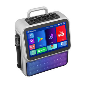 Diamant Modèle Privé Double 4 ''Woofer Sac à Dos 2 Voies Android 13 Home Mobile Mini <span class=keywords><strong>Magic</strong></span> Sing Karaoke <span class=keywords><strong>System</strong></span> Machine Party Speaker - Product Image 3