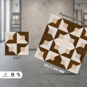 Modernas Baldosas de Cerámica Digitales de 30x30cm, Porcelana Esmaltada, Diseño Indio, para Salón, Baño e Interiores - Product Image 5
